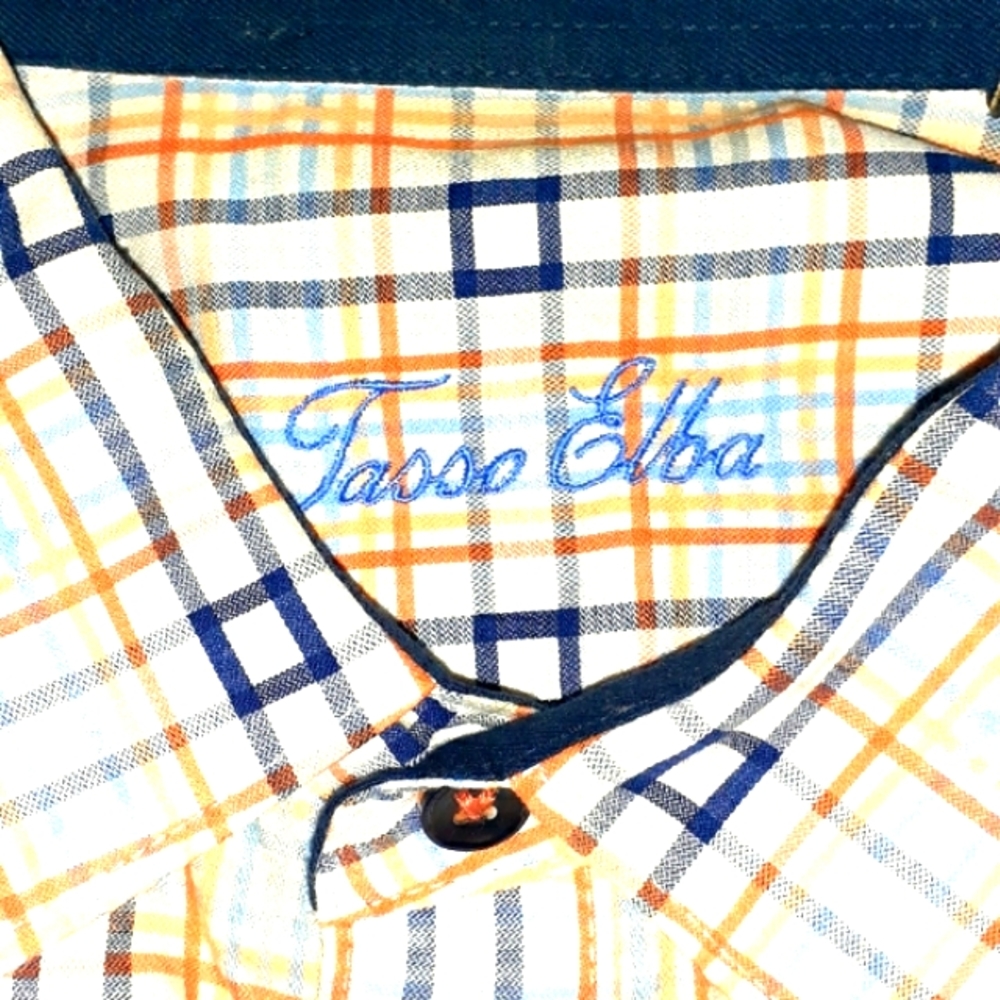 - TASSO ELBA STRAiGHT HEM BUTTON DOWN SHIRT